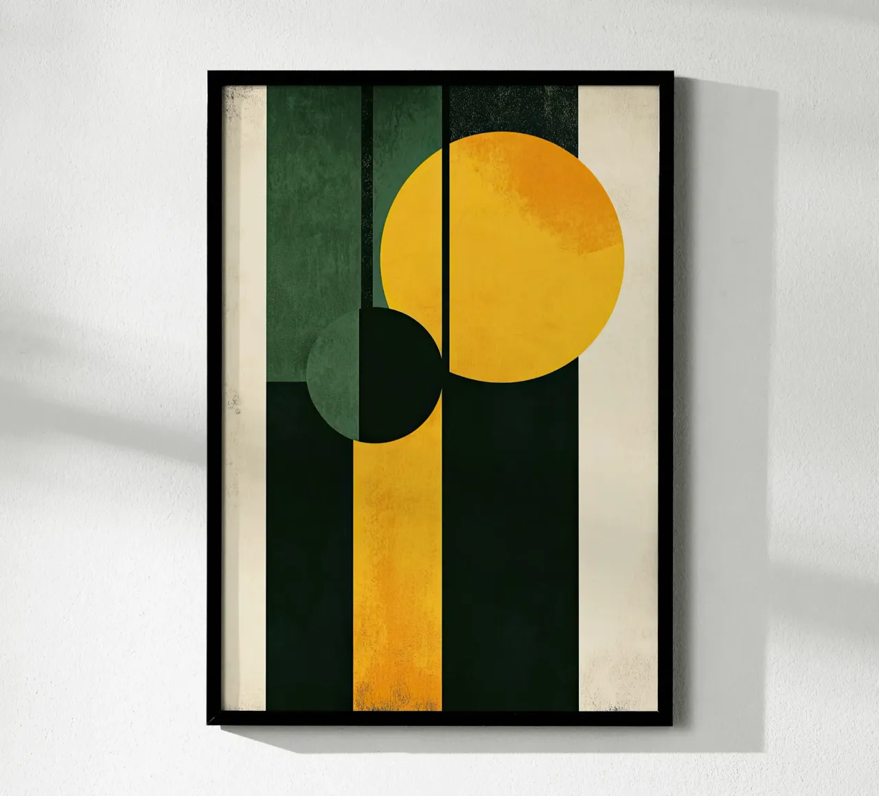 Bauhaus VII poster con telaio in legno da Form And Function