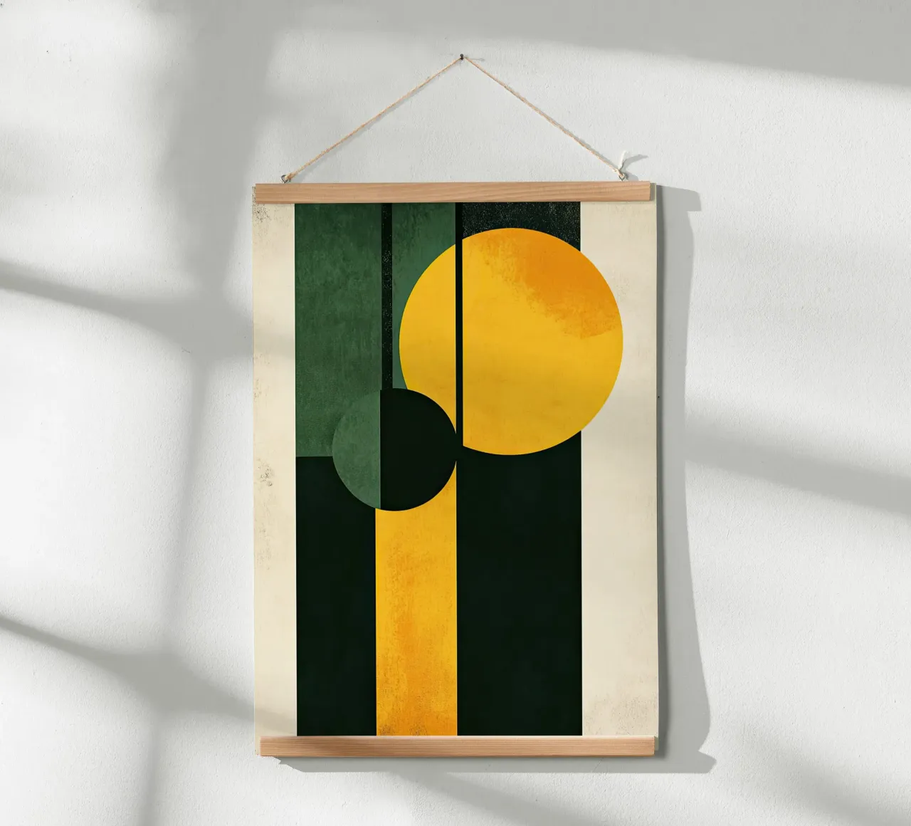 Bauhaus VII poster con telaio in legno da Form And Function