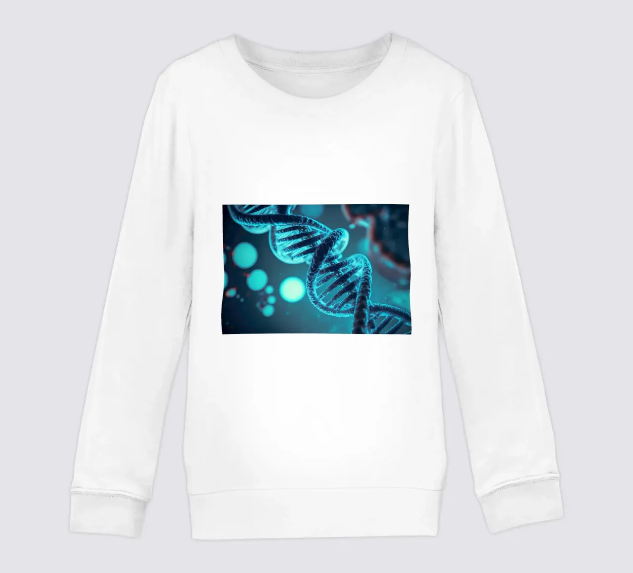 Genetic DNA Explorations kids sweatshirt by Delaplane