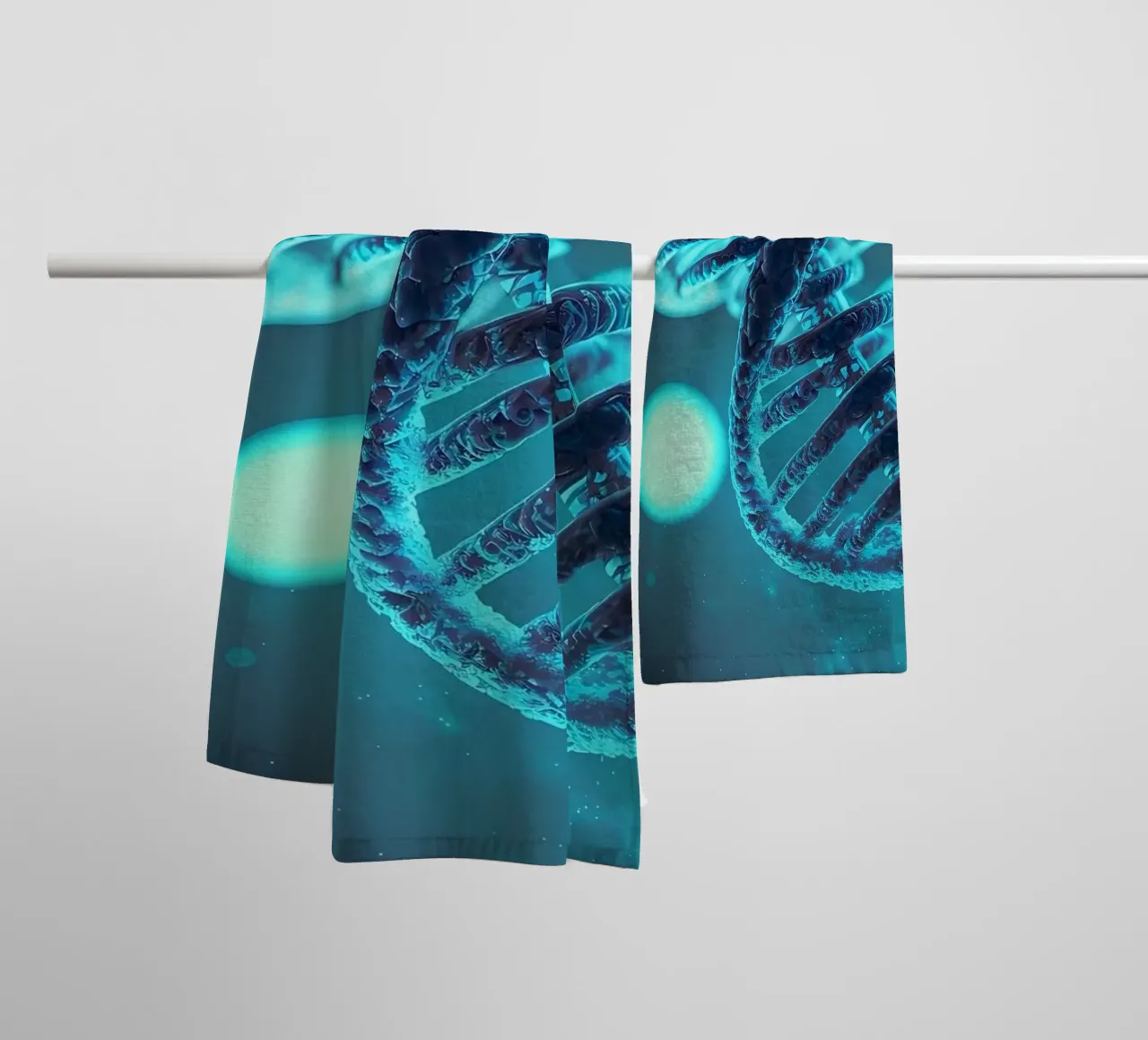 Explorations génétiques de l'ADN serviette de bain de Delaplane