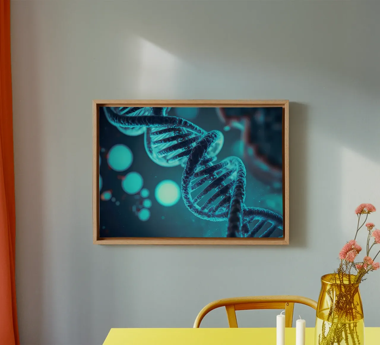 Genetic DNA Explorations canvas by Delaplane