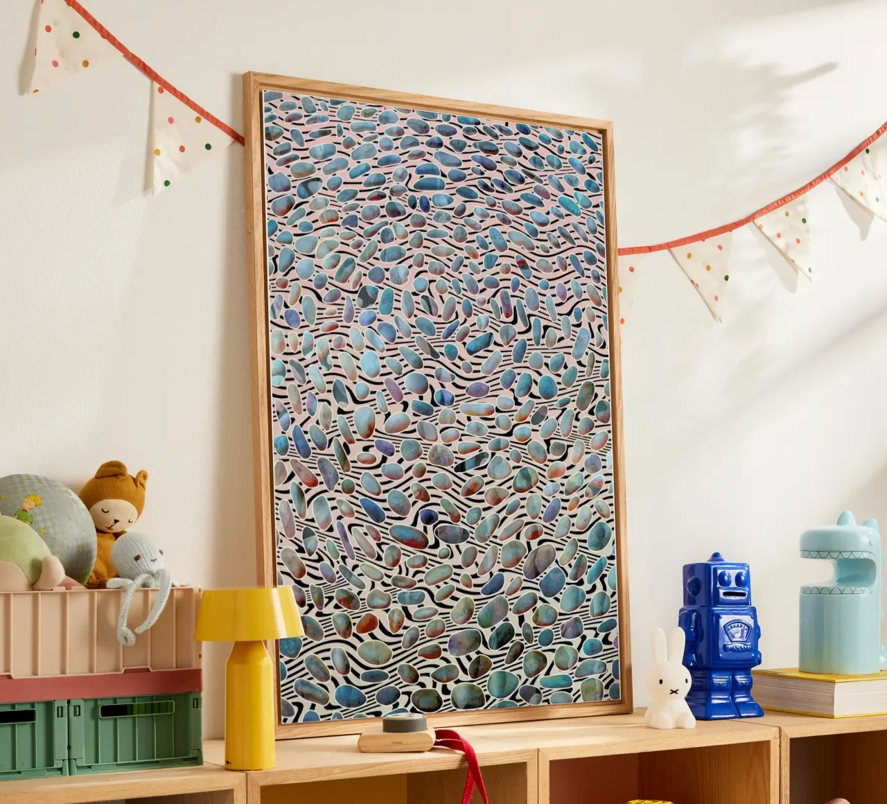 Pebbles Party plexiglass da Angelo Cerantola