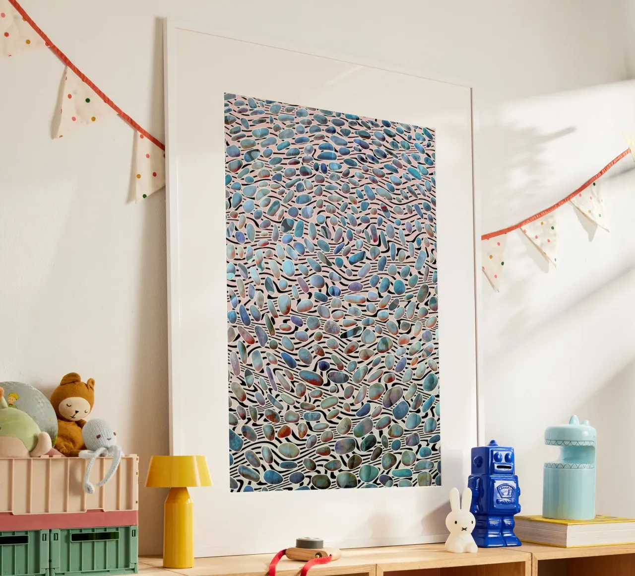 Pebbles Party poster da Angelo Cerantola