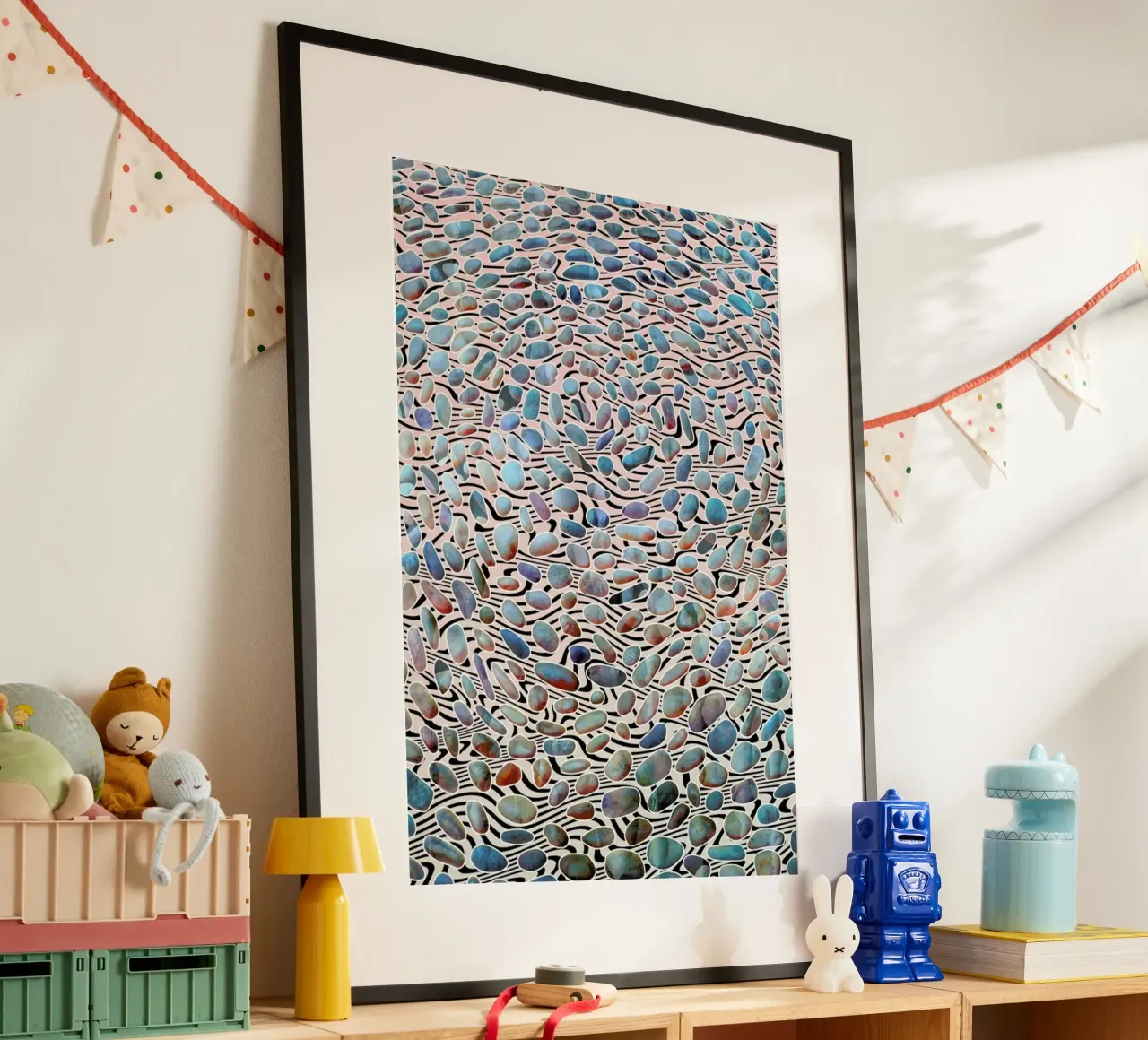 Pebbles Party poster da Angelo Cerantola