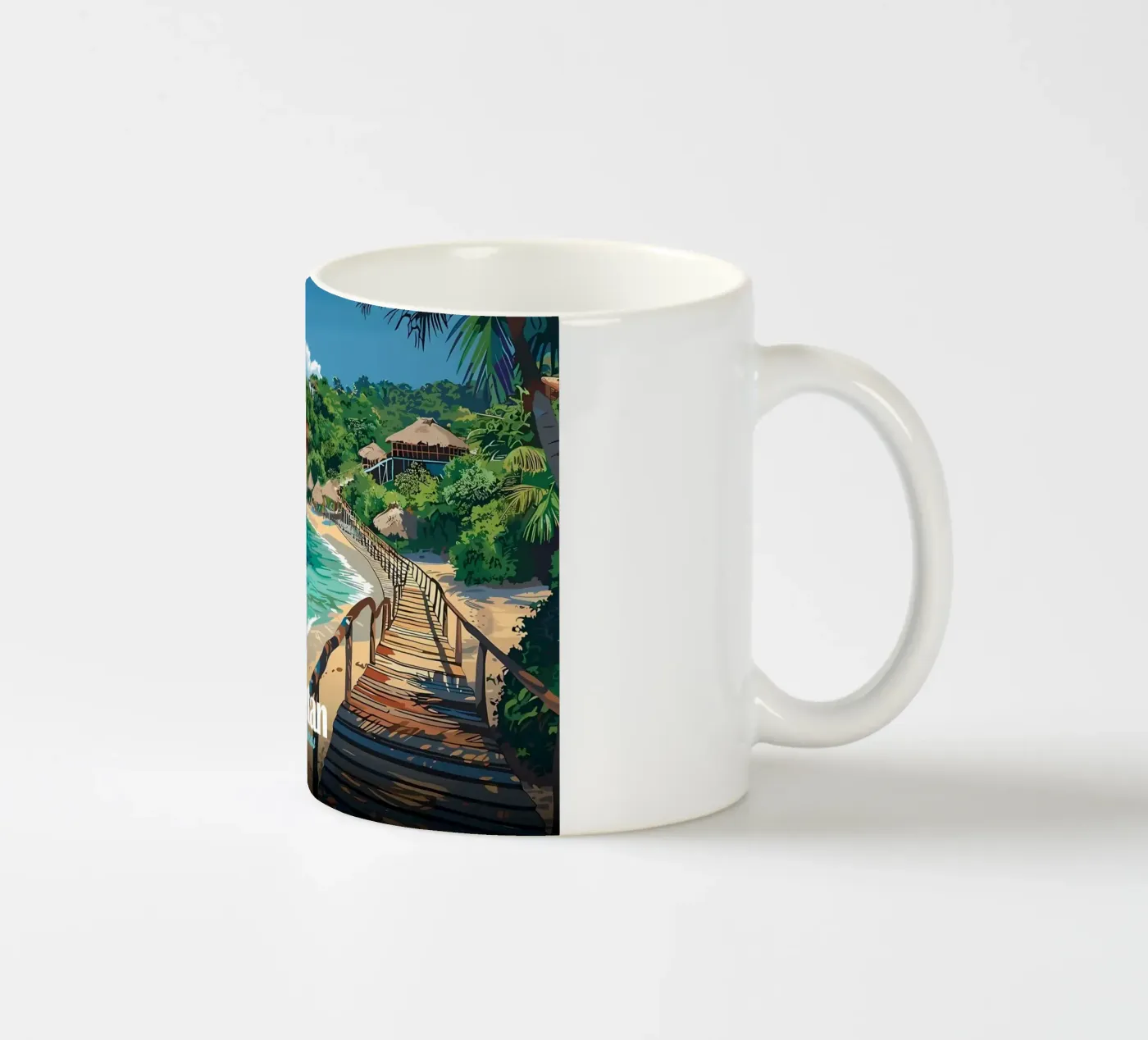 Poster ceramic mug by Ginnery