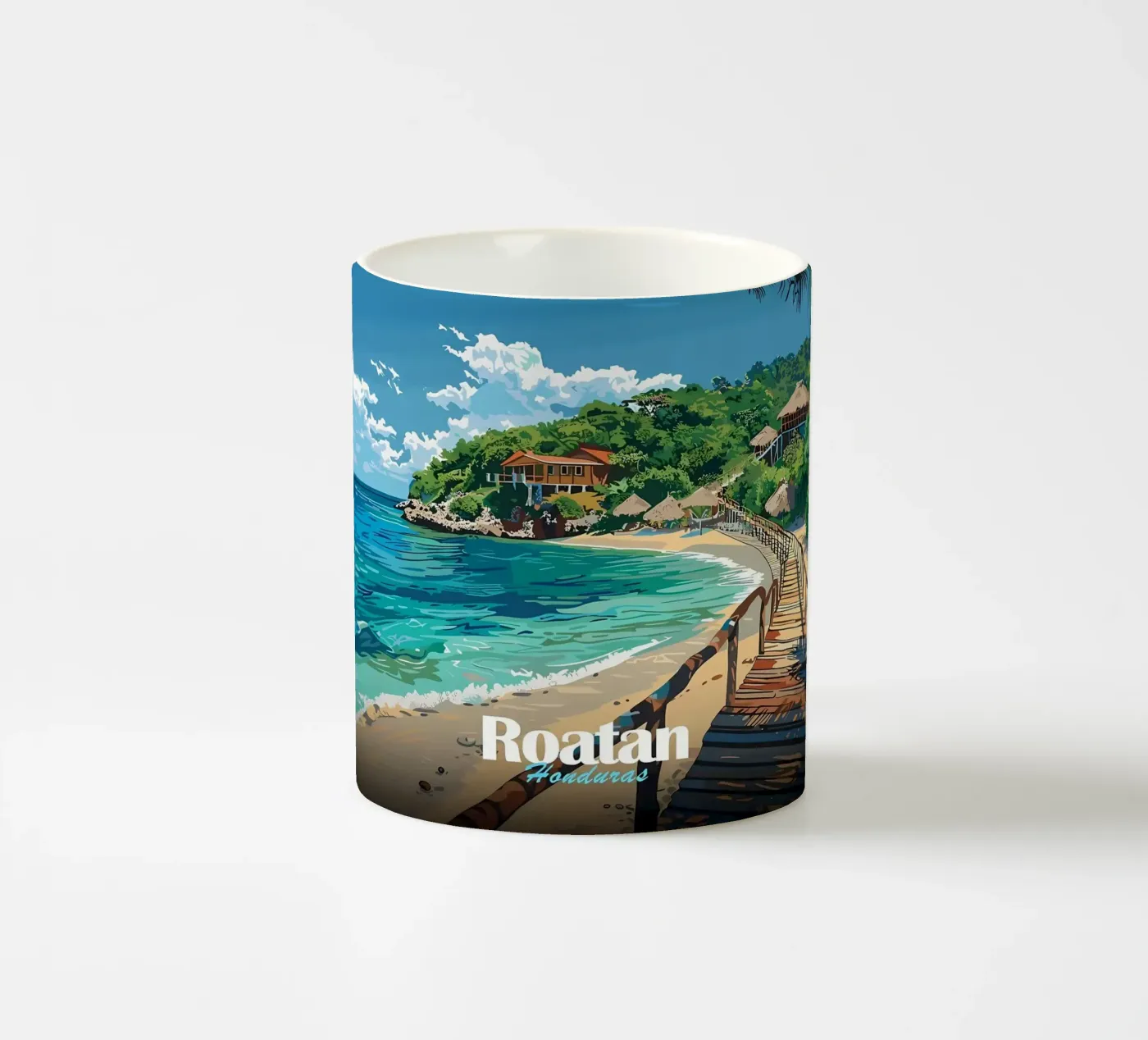 Poster ceramic mug by Ginnery