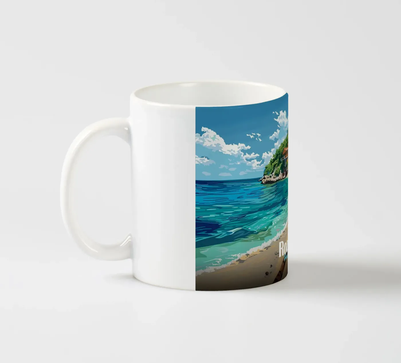 Poster ceramic mug by Ginnery
