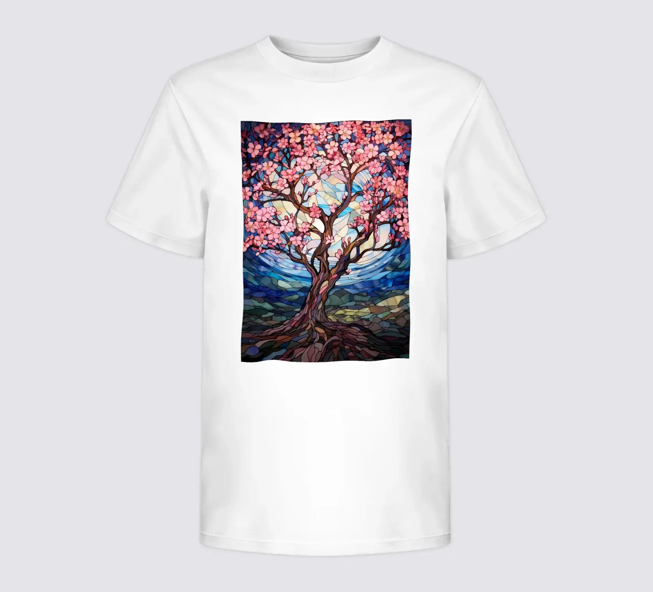 Japanese Sakura Bloom Art kids t-shirt by Mikesell
