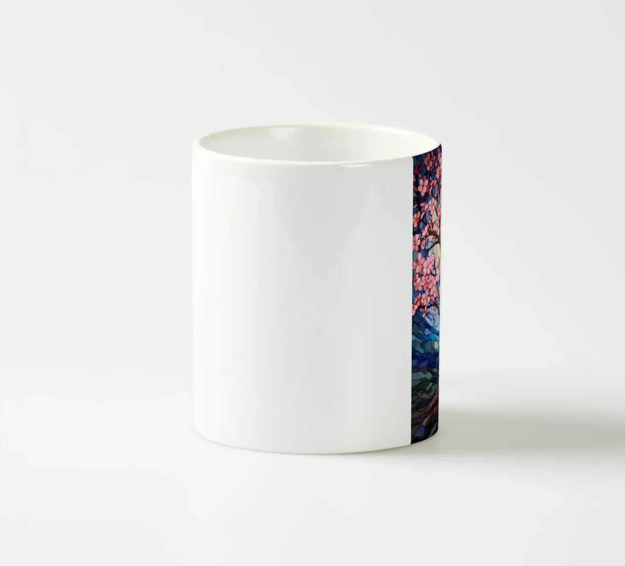 Arte del fiore di sakura giapponese tazza in ceramica da Mikesell