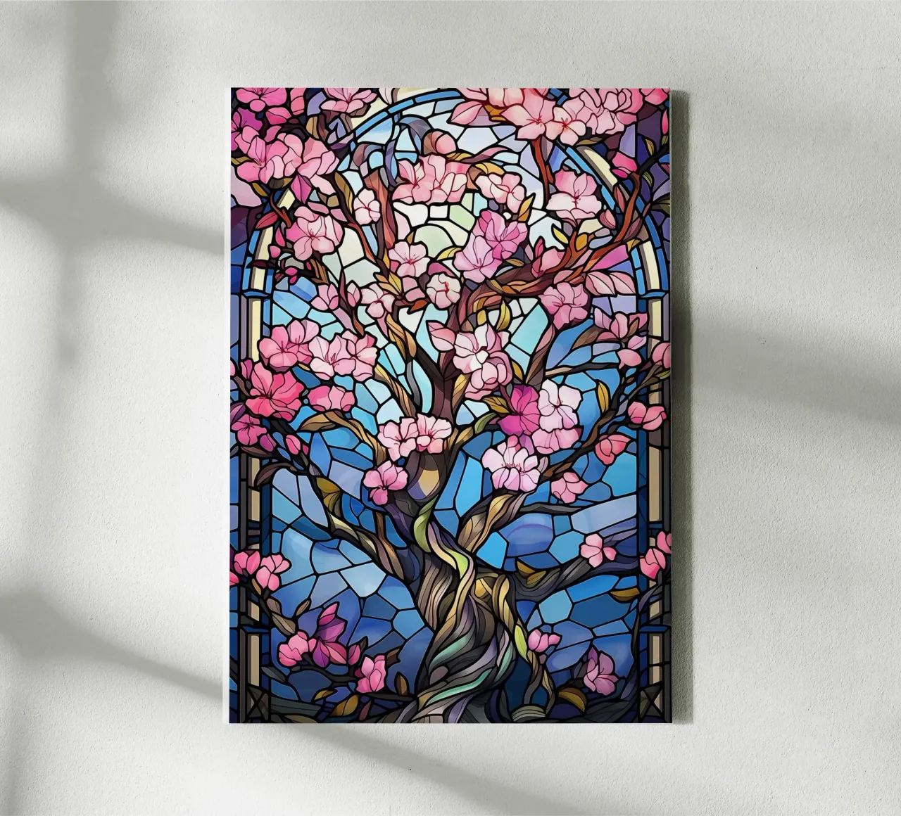 Japanese Sakura Bloom Art canvas with Floater frame by Mikesell
