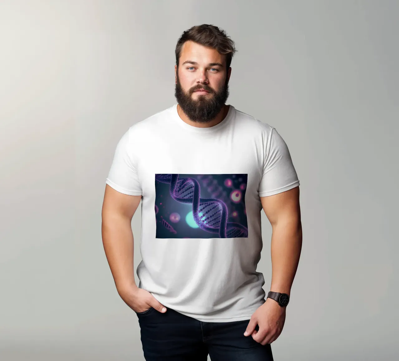 Genetic Insights Unleashed t-shirt by Delaplane