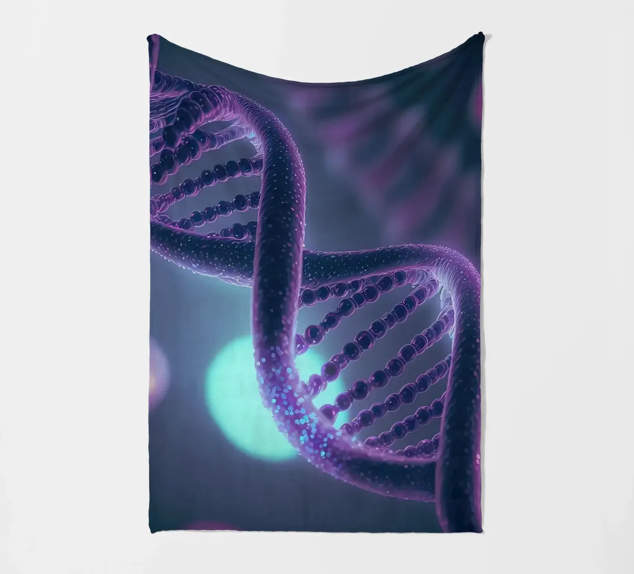 Genetic Insights Unleashed fleece blanket by Delaplane