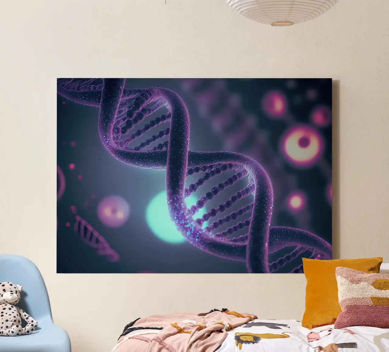 Genetic Insights Unleashed canvas by Delaplane