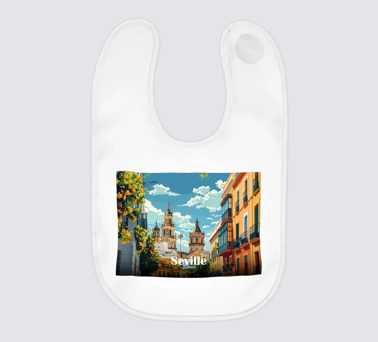 Paesaggio urbano di Siviglia bavaglino da Ginnery