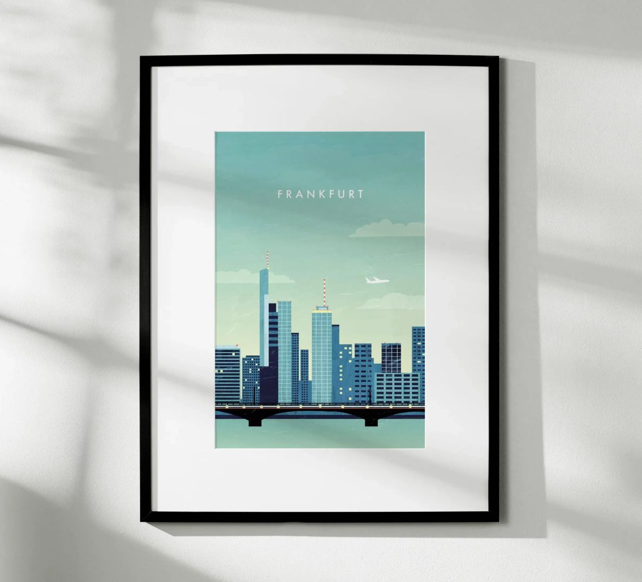 Frankfurt poster by Katinka Reinke