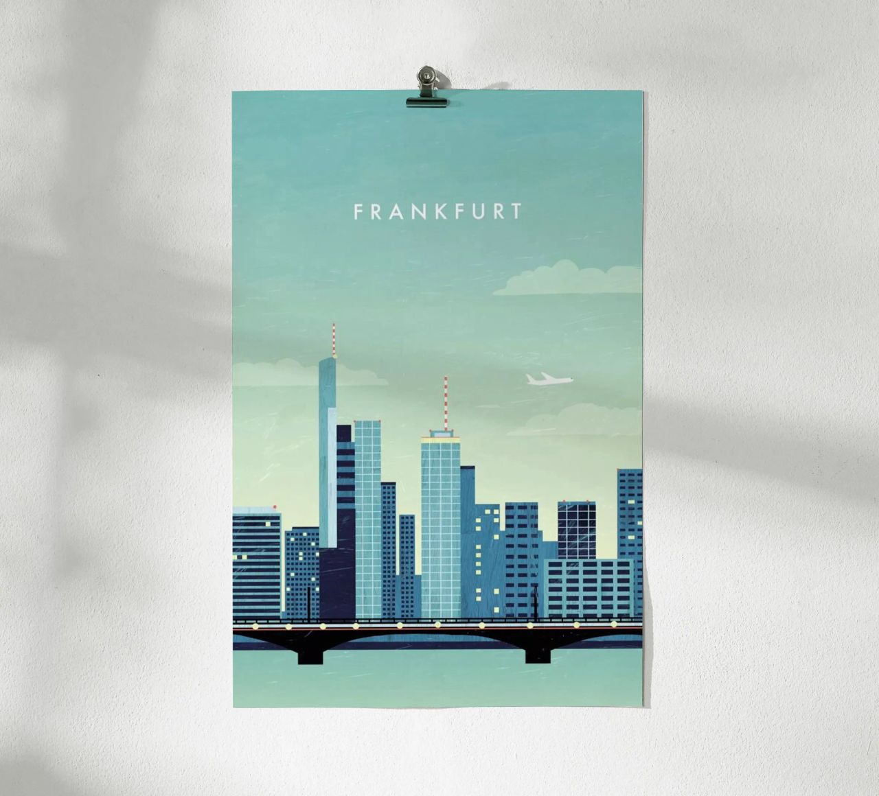 Frankfurt poster by Katinka Reinke