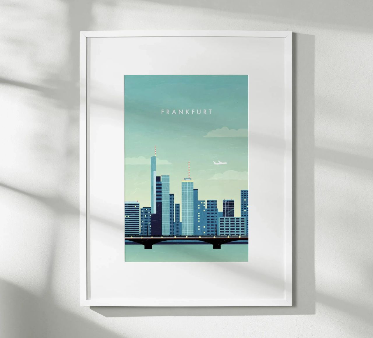 Frankfurt poster by Katinka Reinke