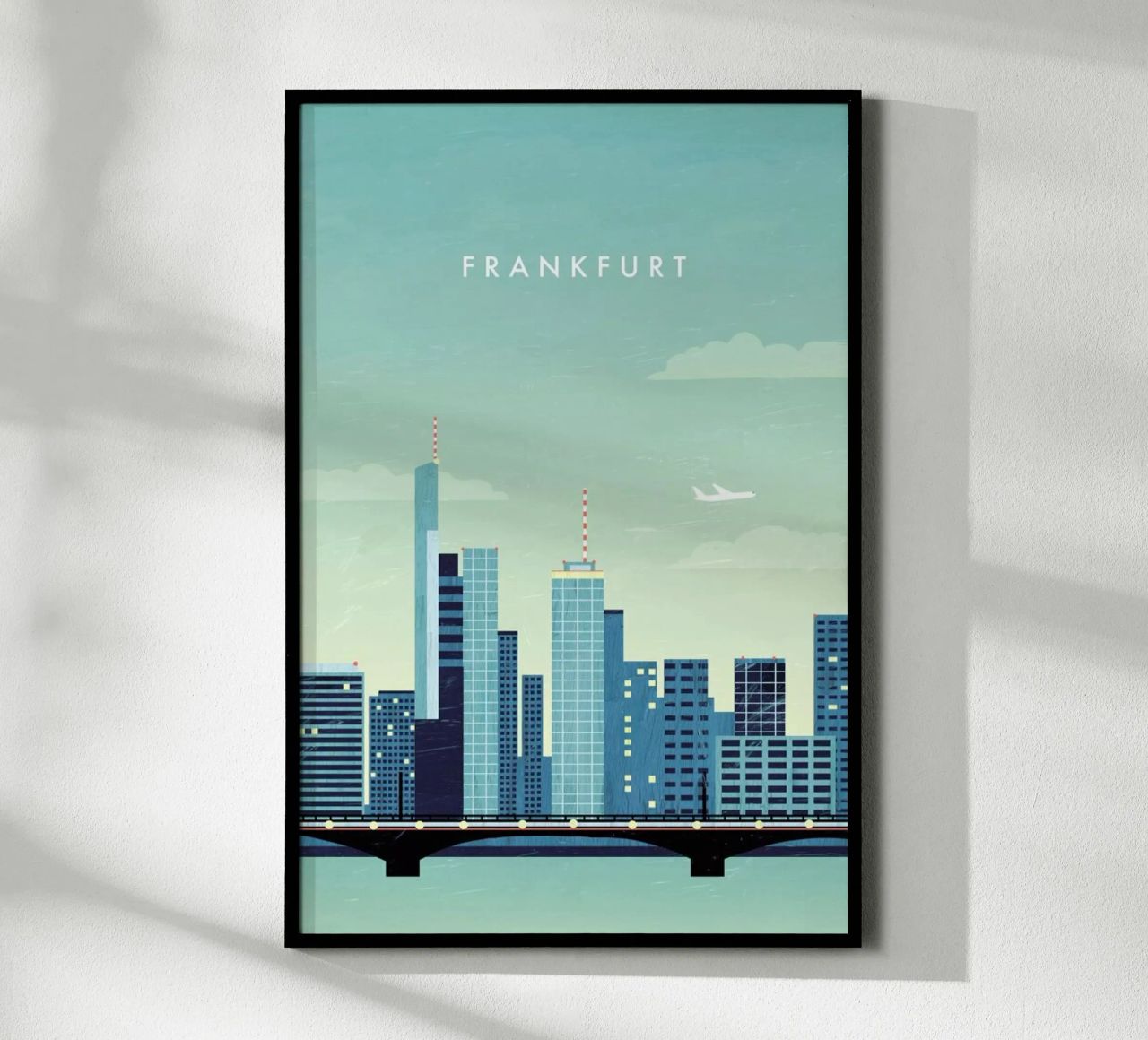 Frankfurt poster by Katinka Reinke