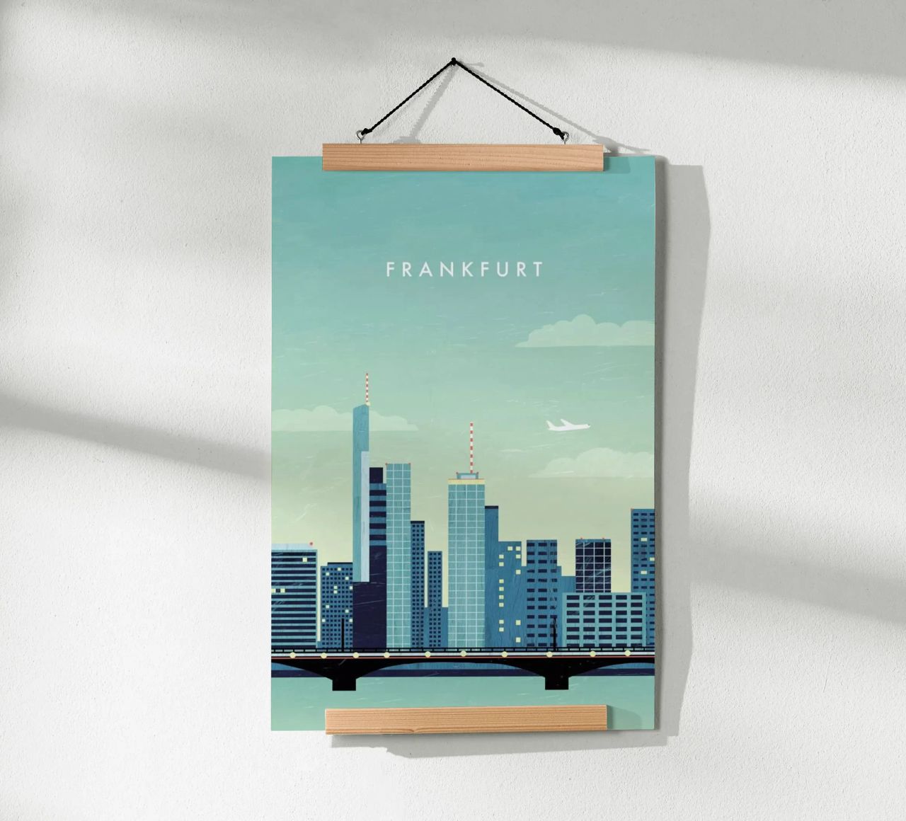 Frankfurt poster by Katinka Reinke