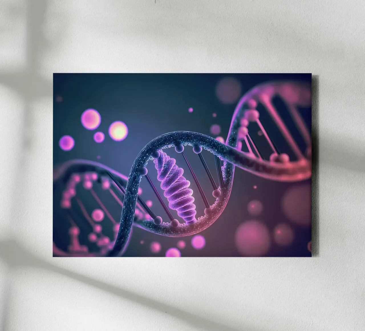 Il DNA svelato tela con Cornice a cassetta da Delaplane