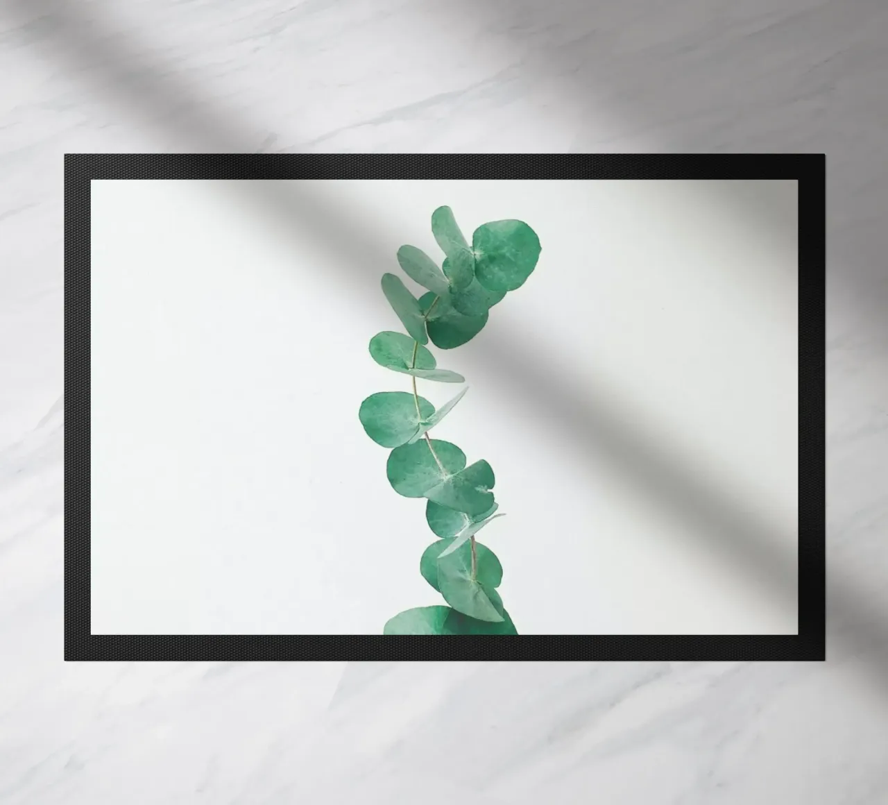 Eucalyptus III doormat by Cassia Beck Photography