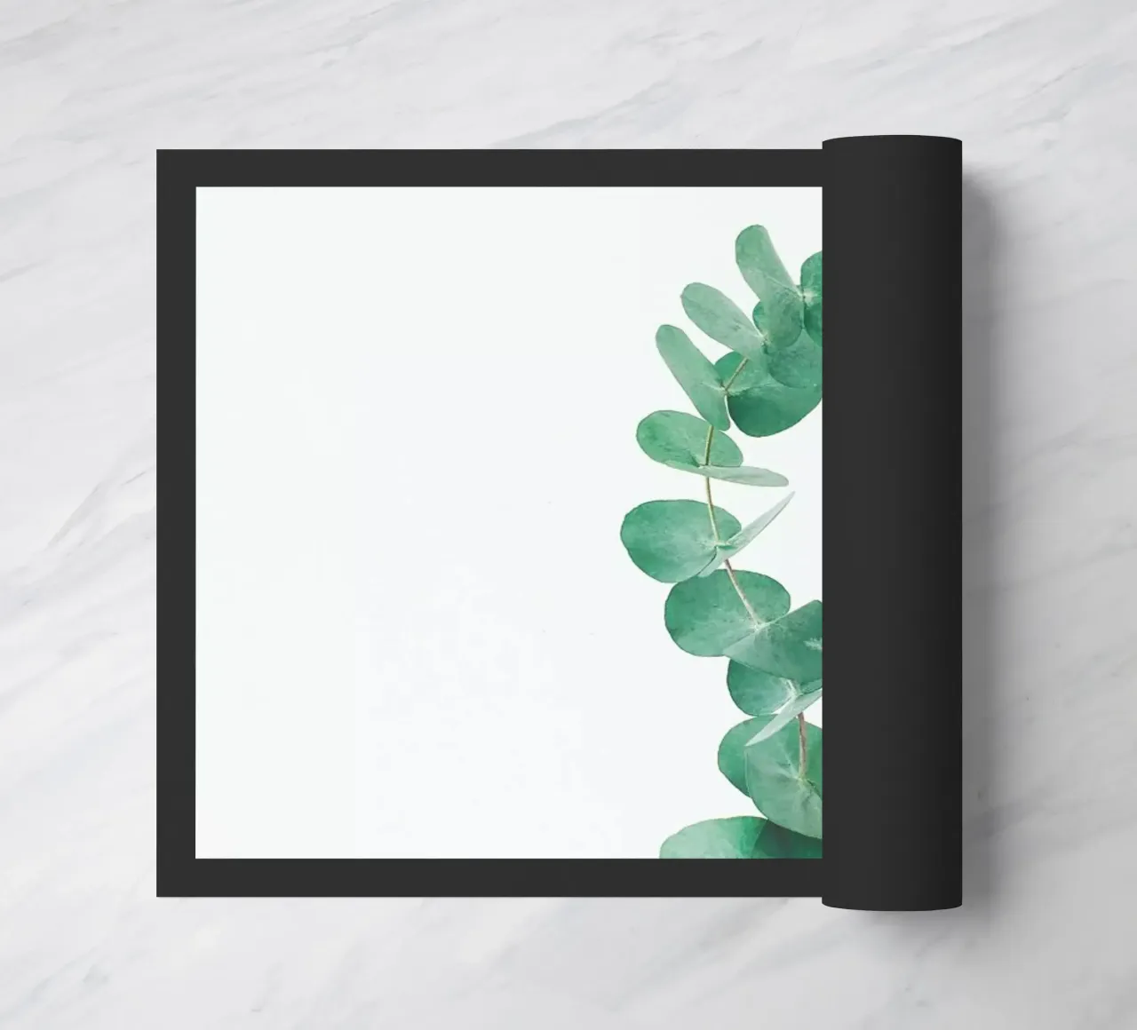 Eucalyptus III doormat by Cassia Beck Photography