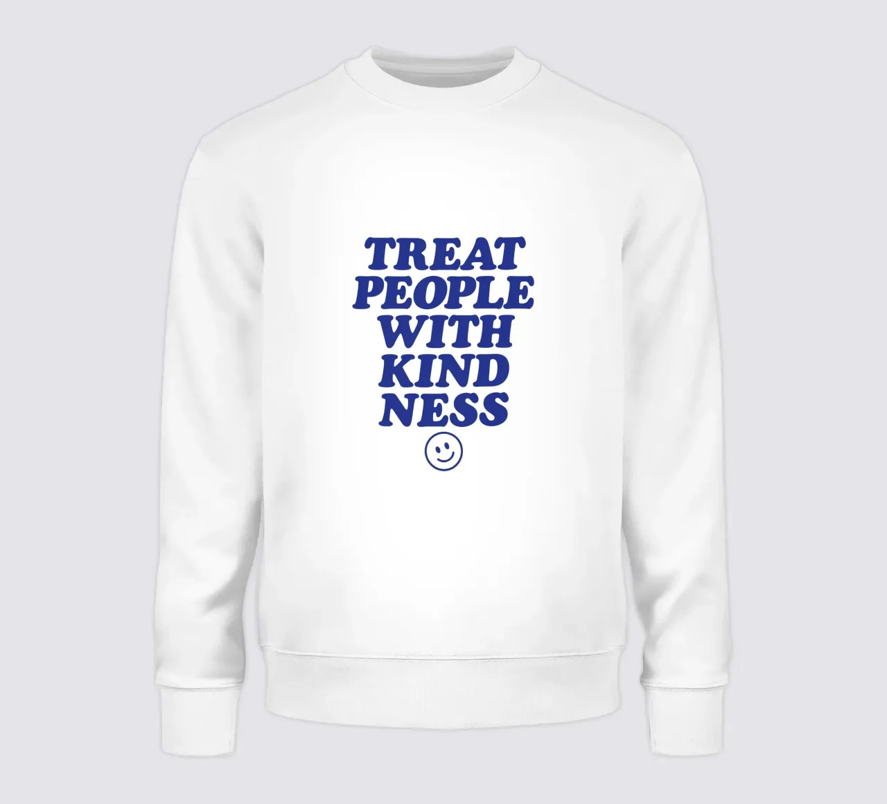 Trattare le persone con gentilezza Tipografia positiva ed edificante felpa da THE MOTIVATED TYPE