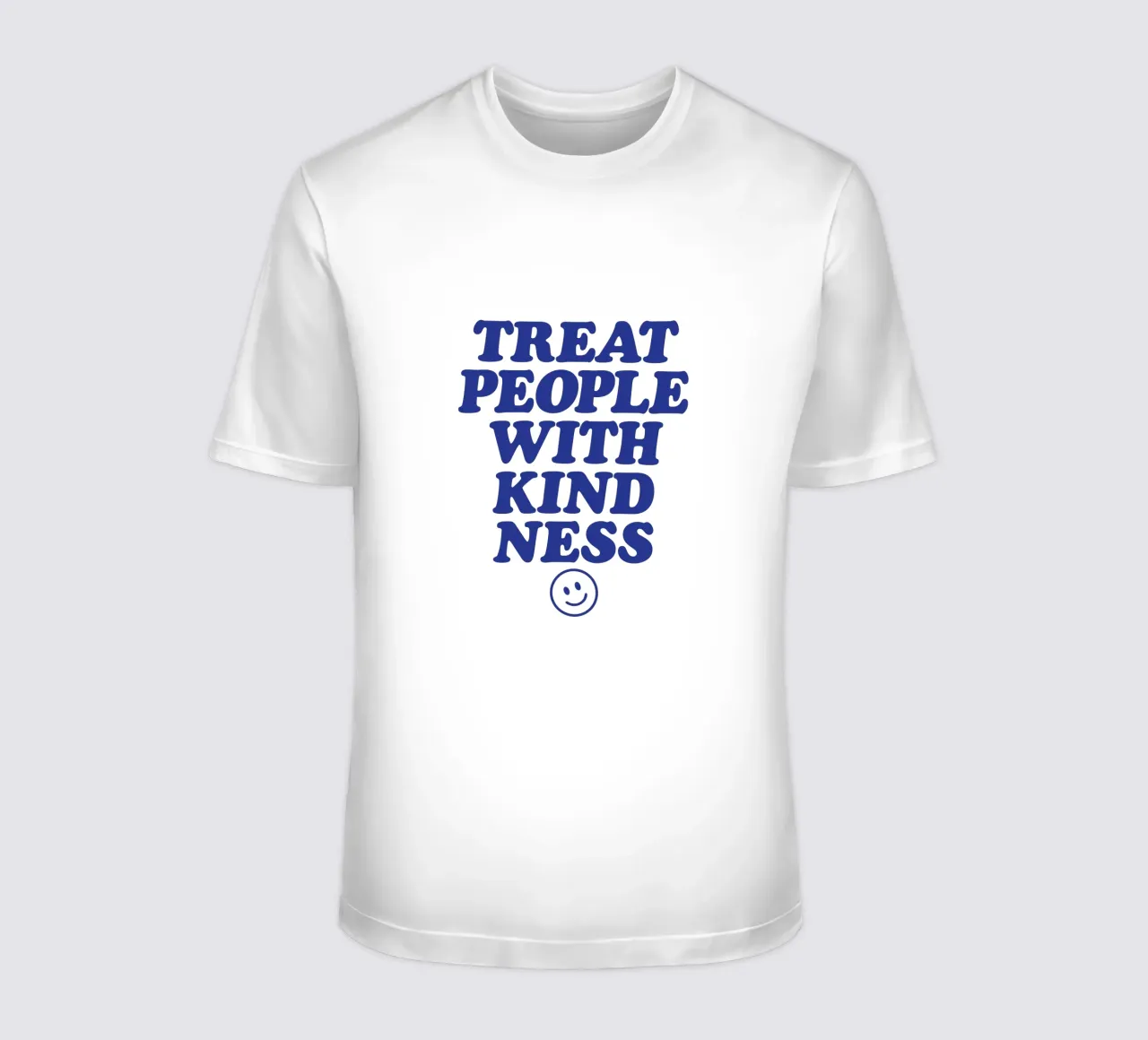 Treat People With Kindness Positive Uplifting Typography t-shirt by THE MOTIVATED TYPE