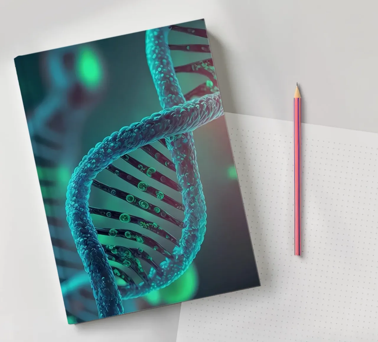Genetic DNA Marvels notebook by Delaplane
