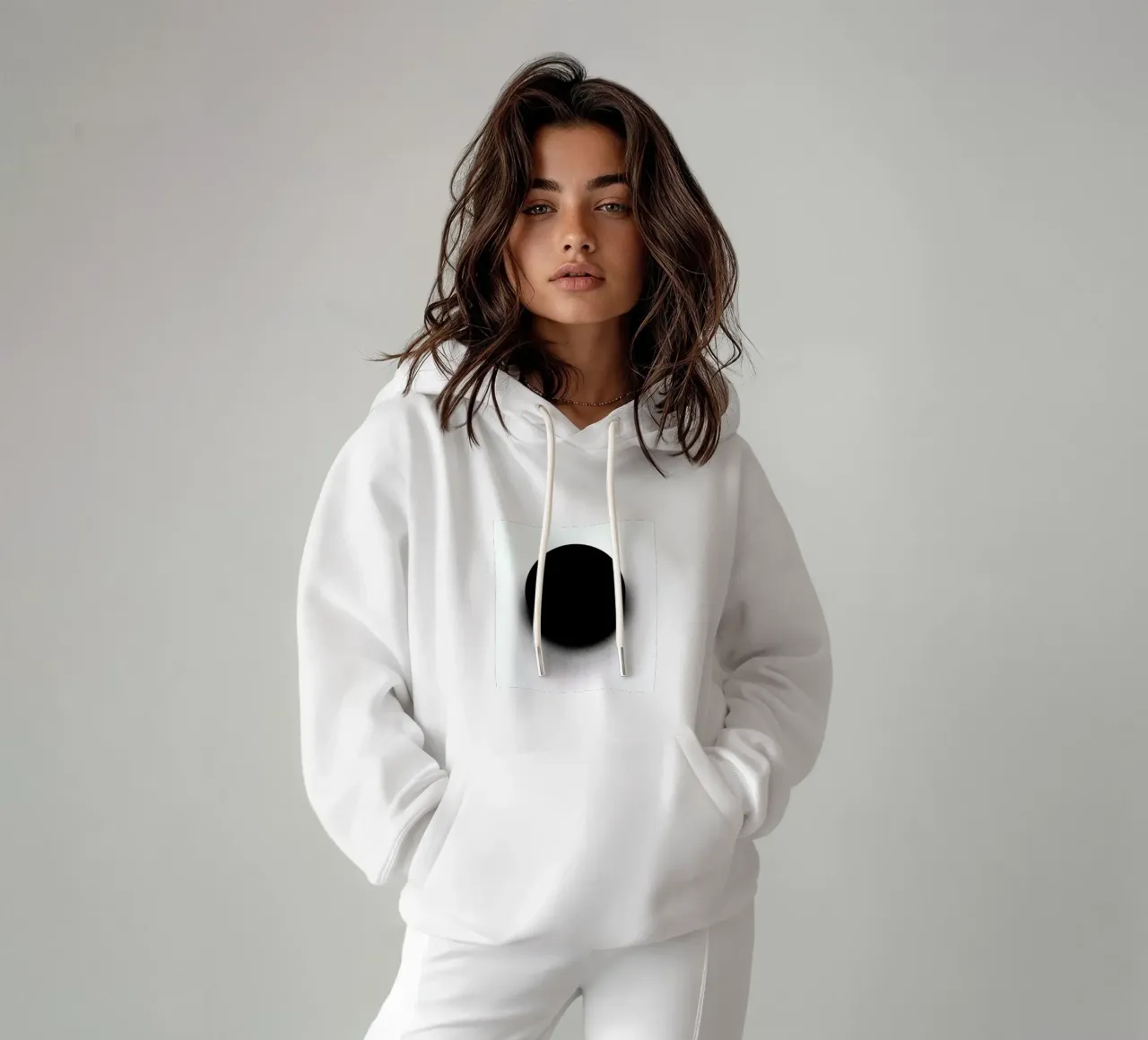 Fading Circle felpa con cappuccio da LeDieg