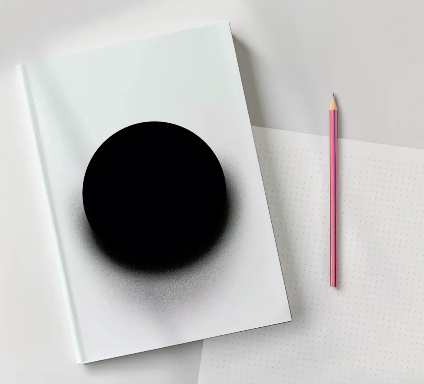 Fading Circle notebook by LeDieg