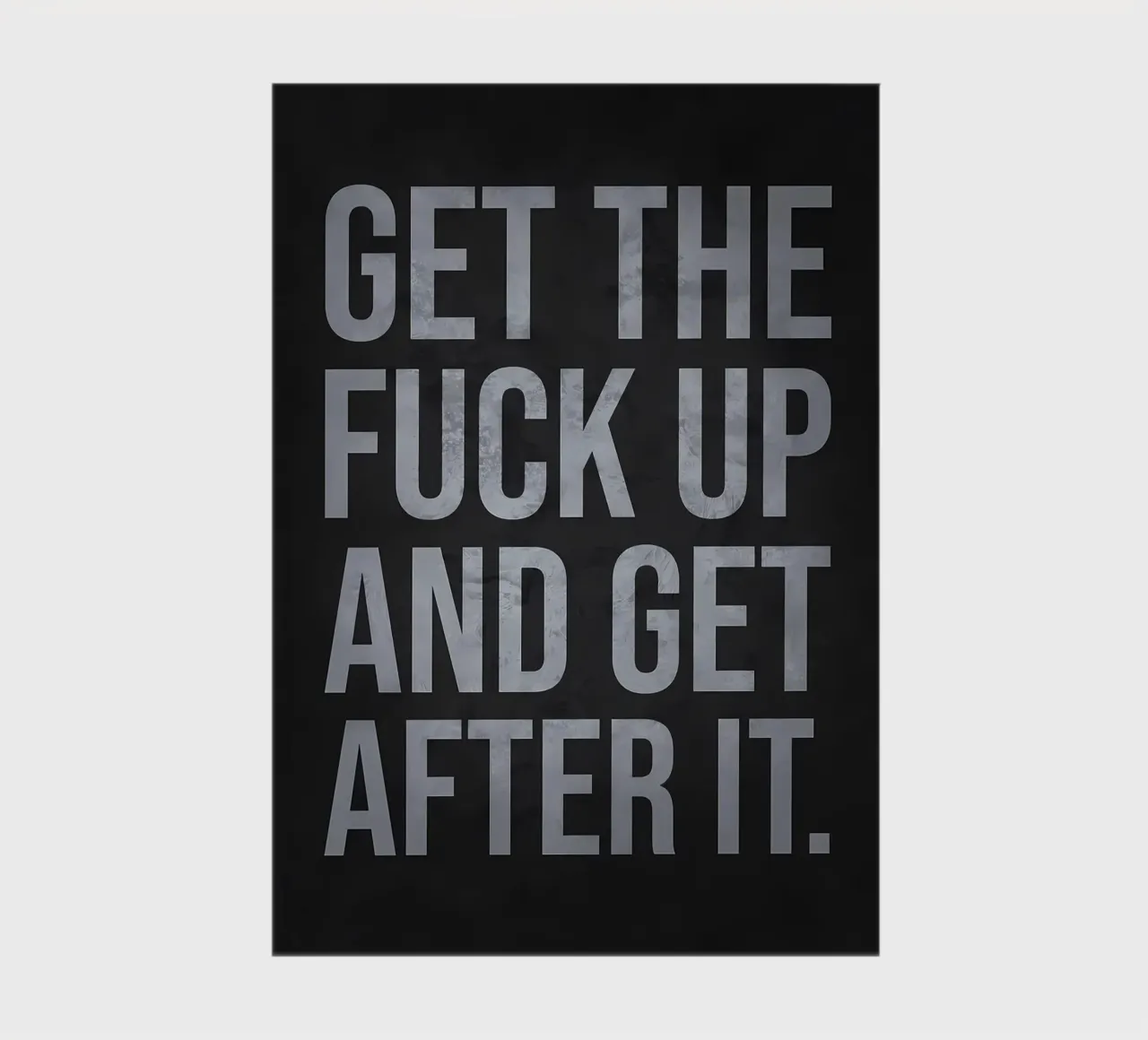 Get Up And Get AfteR It notebook by Bassy