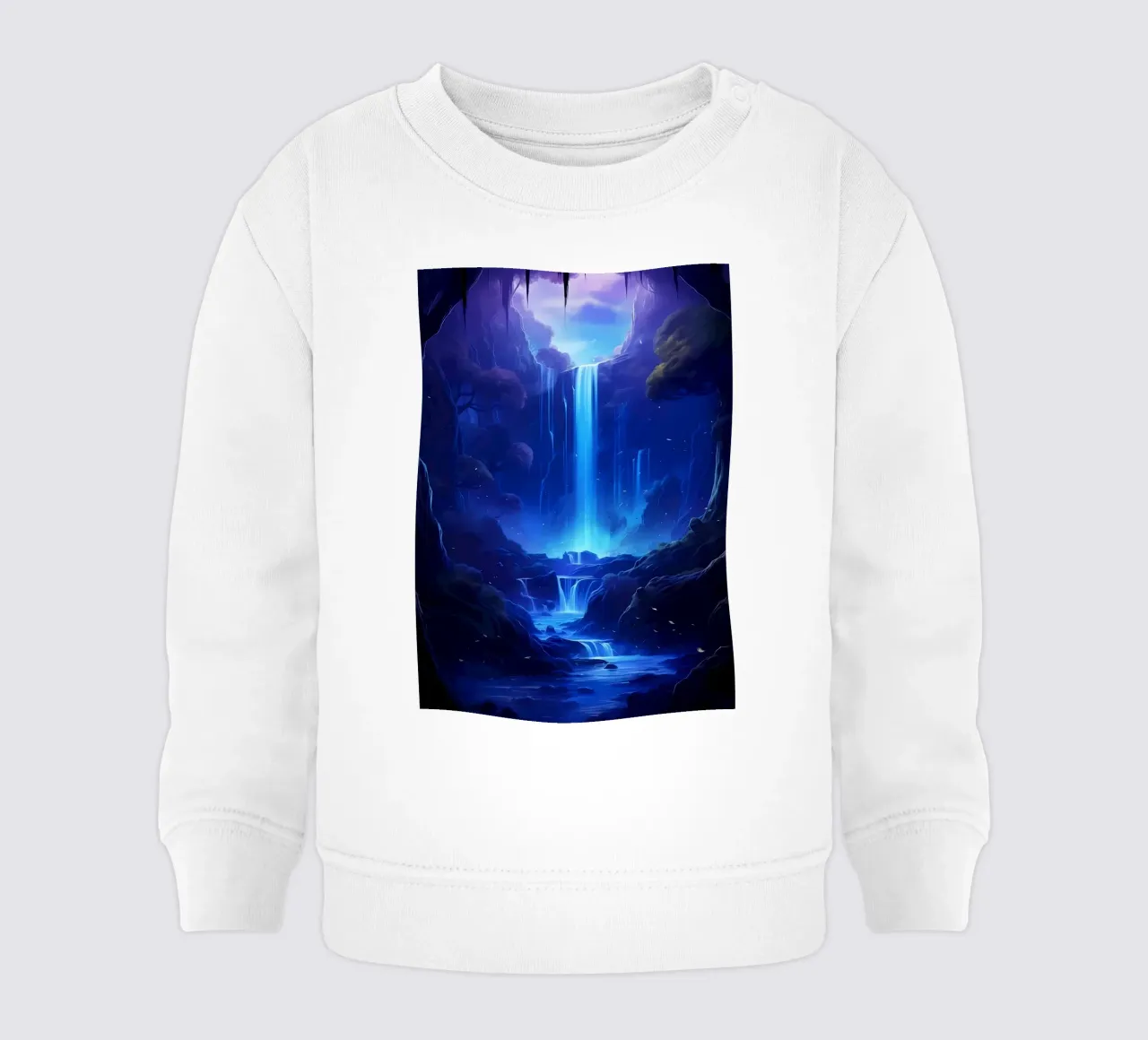 Arte del paesaggio a cascata felpa neonato da Mikesell