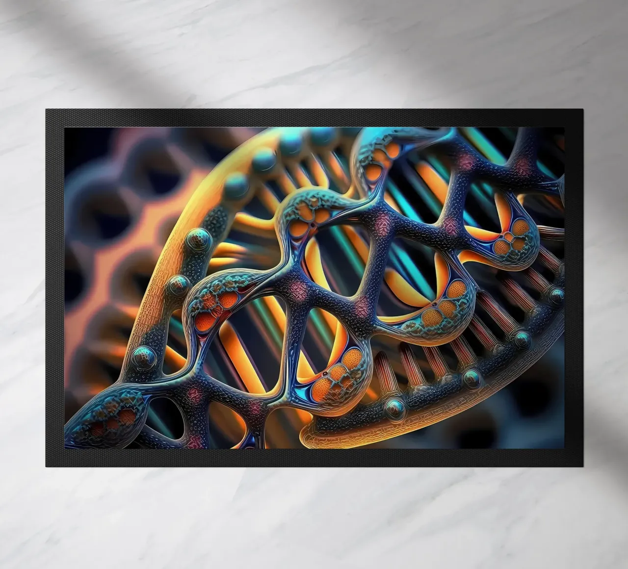 Illuminating Genetic Path doormat by Delaplane