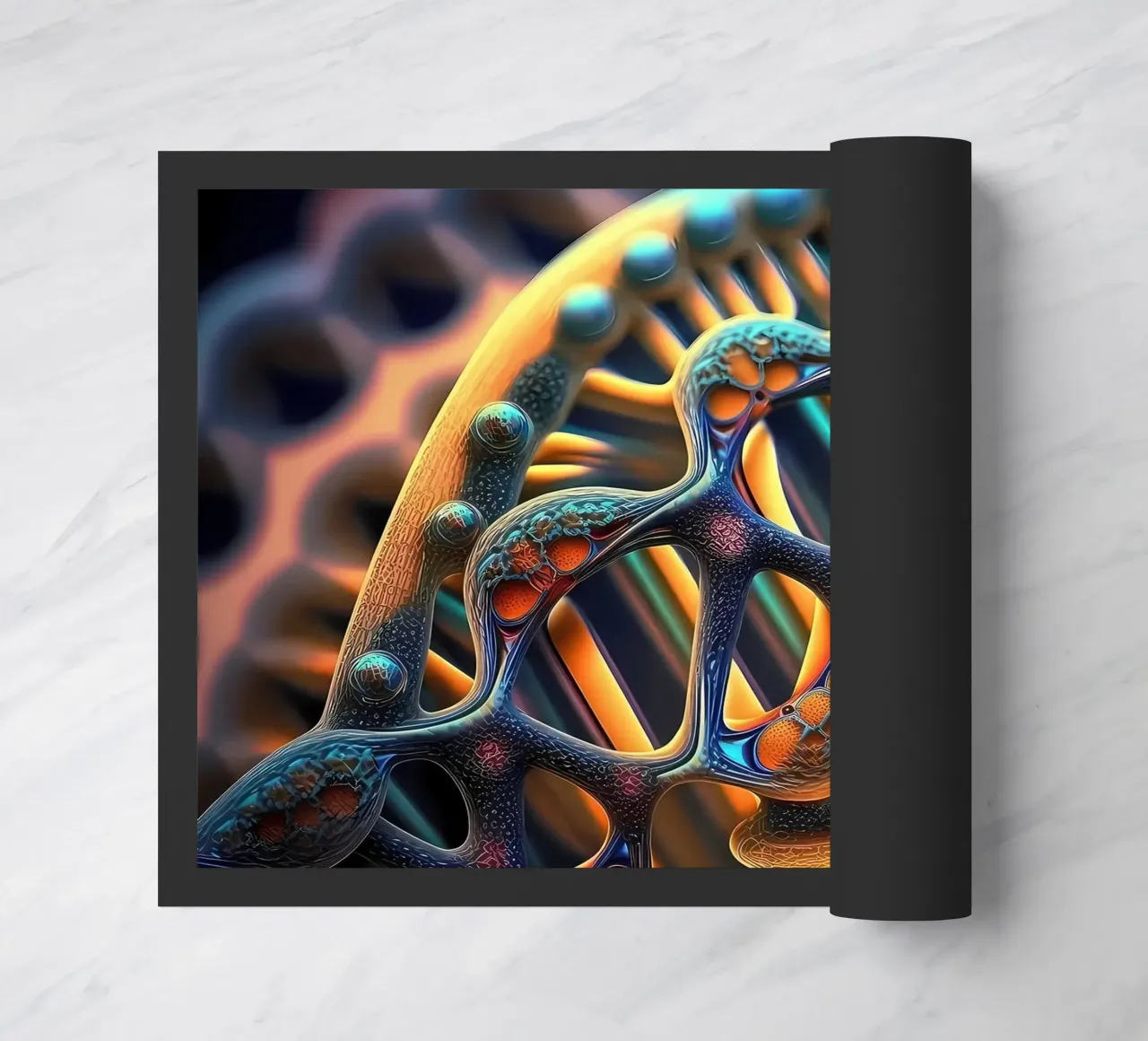 Illuminating Genetic Path doormat by Delaplane