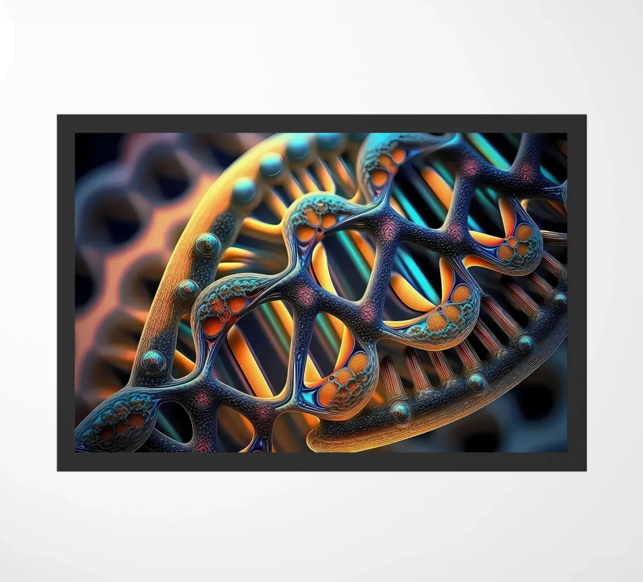Illuminating Genetic Path doormat by Delaplane