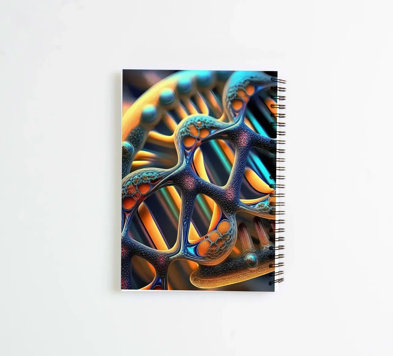 Illuminating Genetic Path spiral notebook by Delaplane
