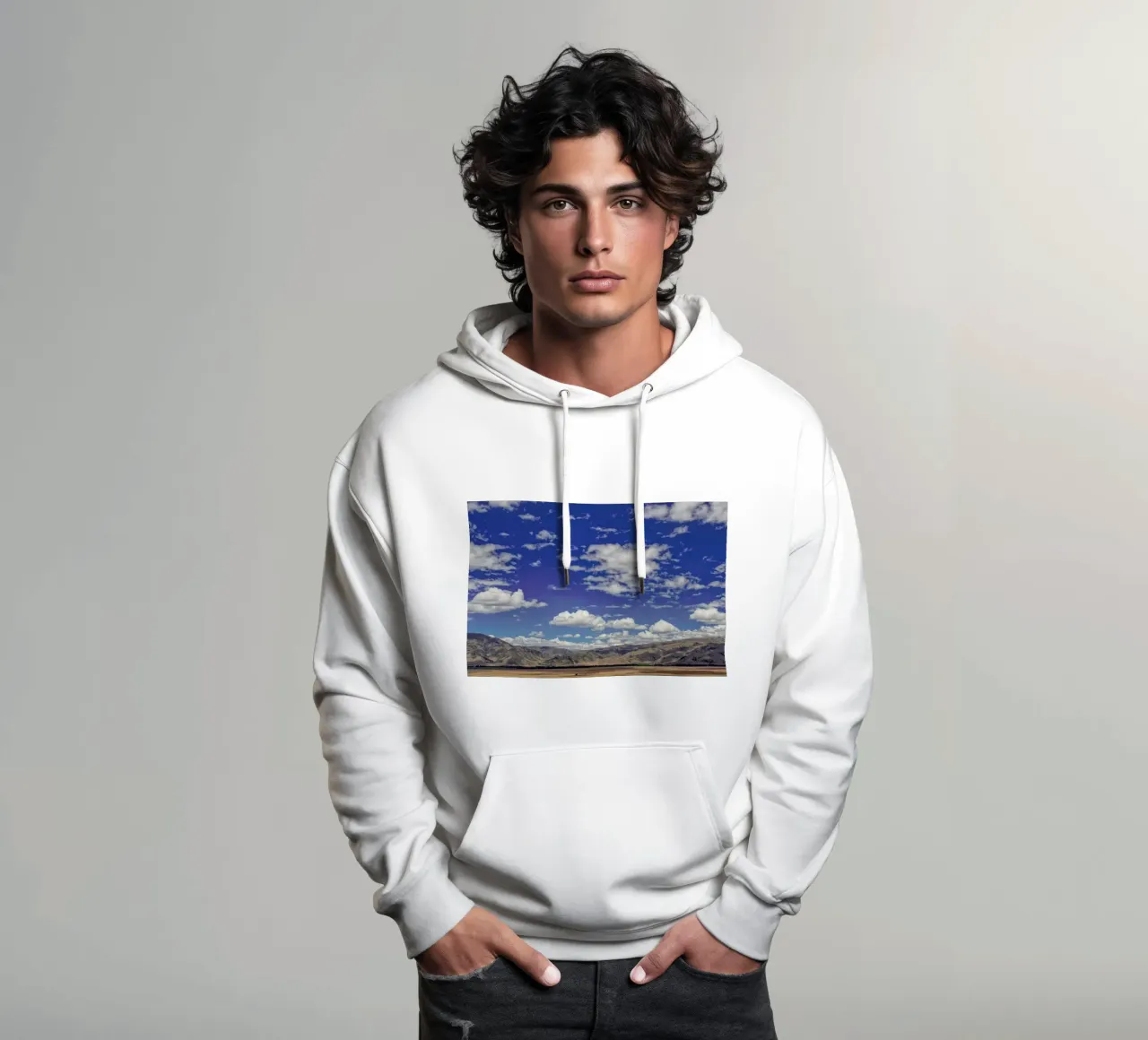 Travelling The South Island felpa con cappuccio da Nur Mut