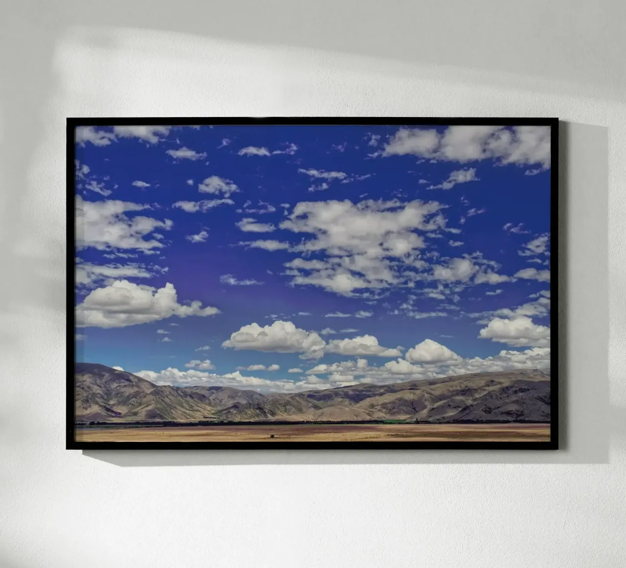 Travelling The South Island poster con telaio in legno da Nur Mut