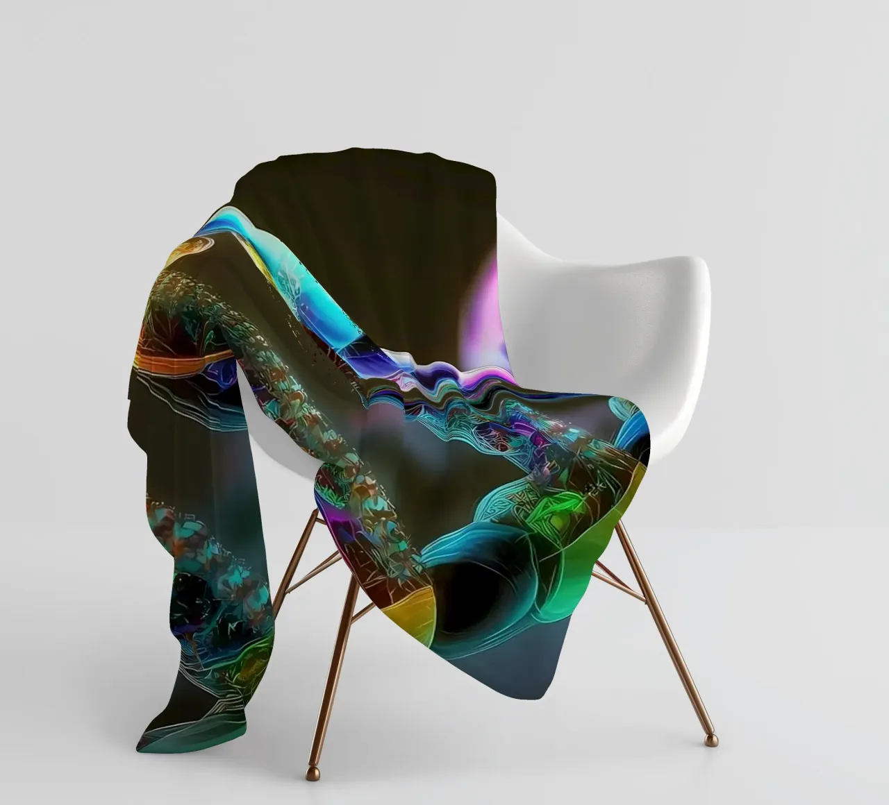 Unraveling Genetic Mysteri fleece blanket by Delaplane