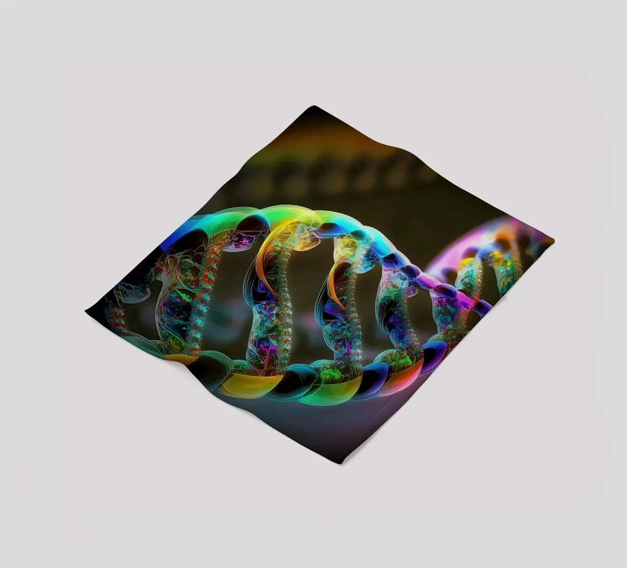 Unraveling Genetic Mysteri fleece blanket by Delaplane