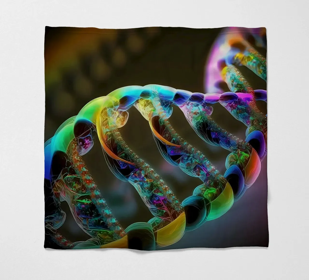 Unraveling Genetic Mysteri fleece blanket by Delaplane