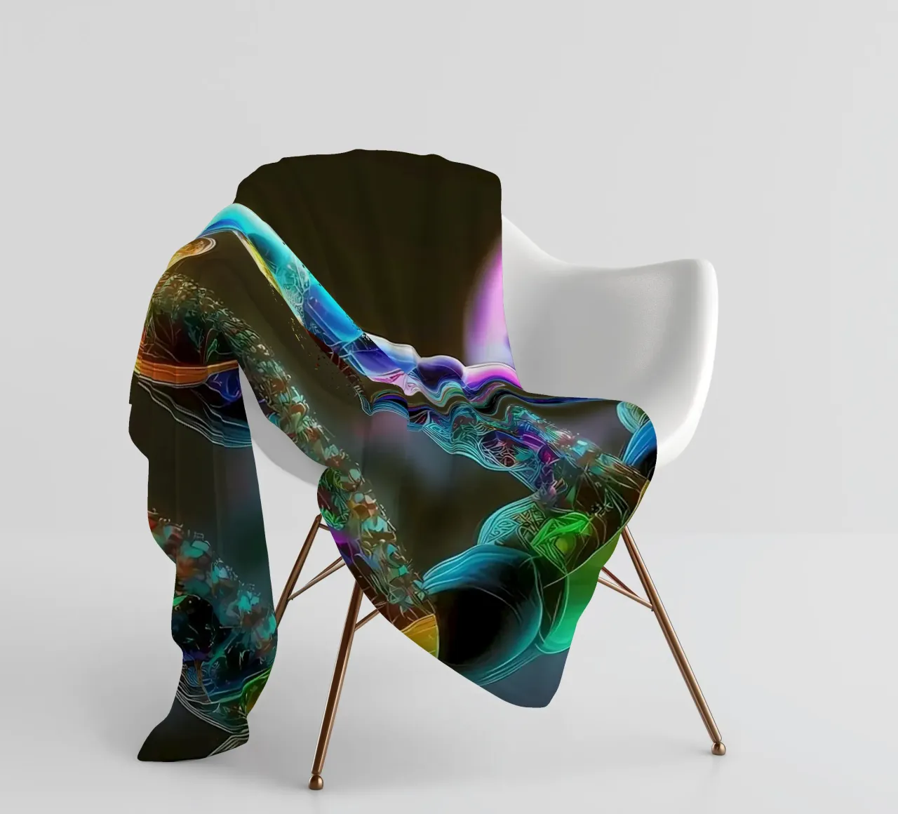 Unraveling Genetic Mysteri fleece blanket by Delaplane