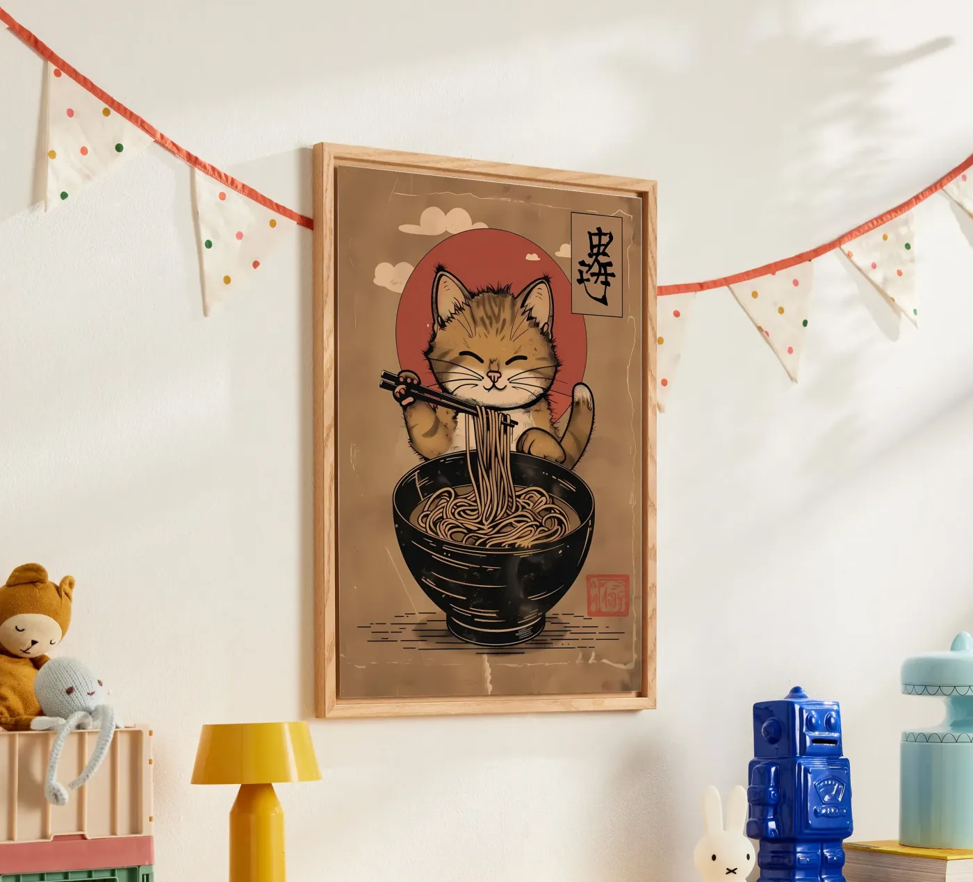 Cat Ramen Japan plexiglass da Mikesell