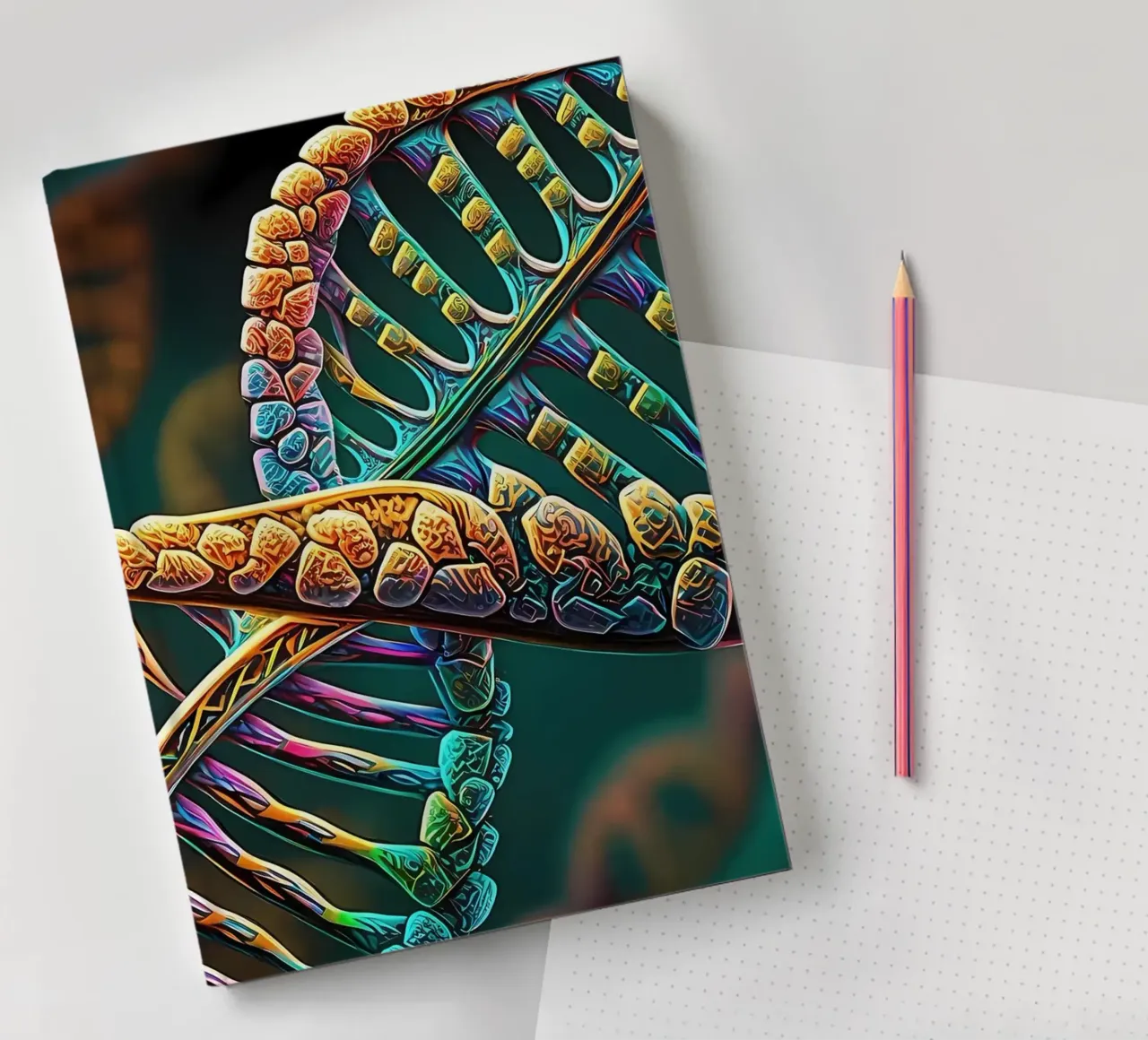 Discover the Power of DNA notebook by Delaplane