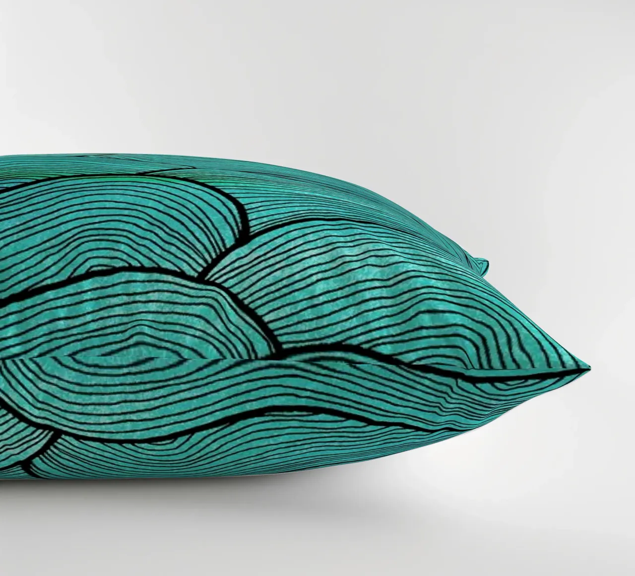 Sea Waves Pattern cuscino da Pom Graphic Design