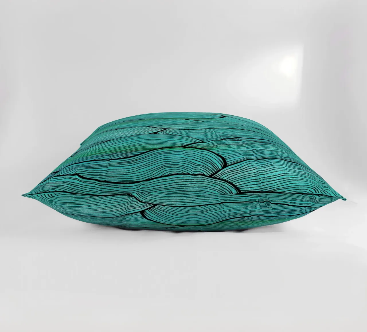 Sea Waves Pattern cuscino da Pom Graphic Design