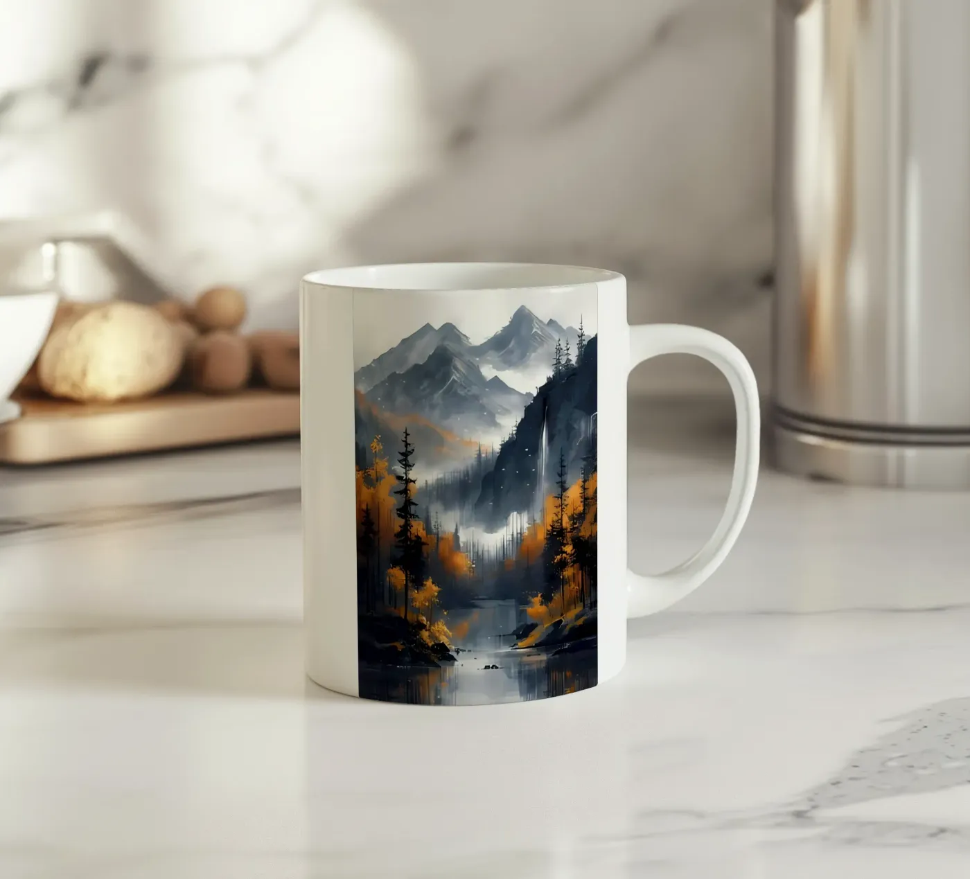 Poster ceramic mug by Kadynce