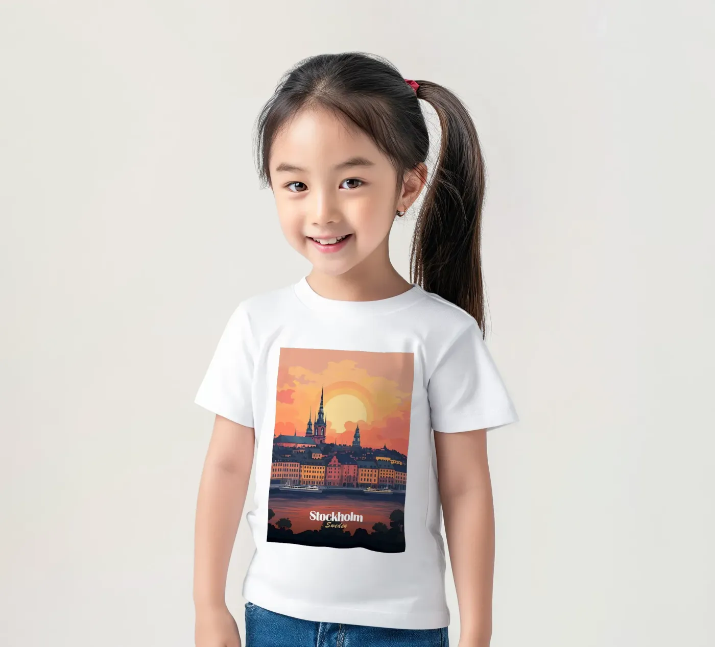 Poster t-shirt bambini da Ginnery
