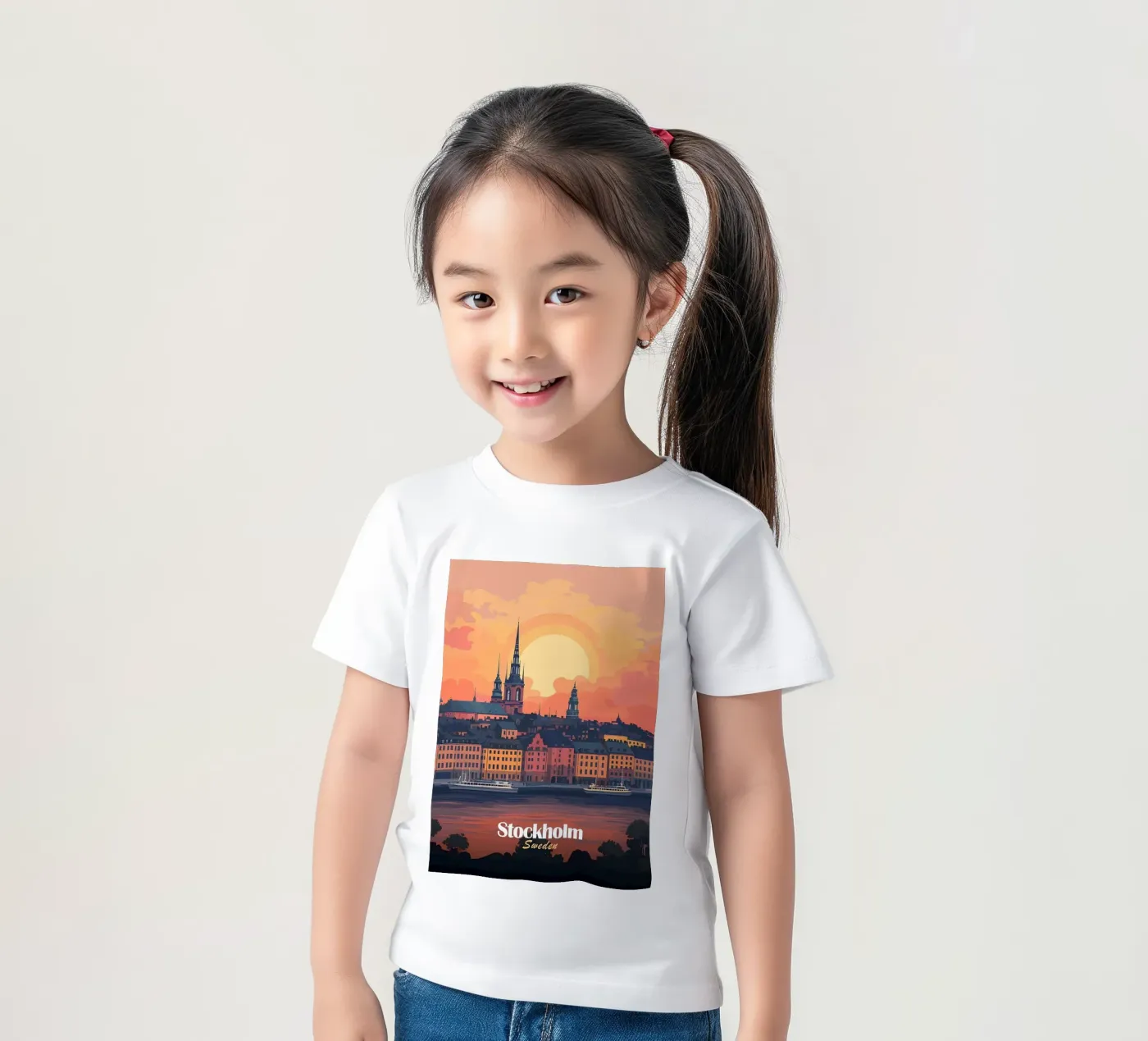Poster t-shirt bambini da Ginnery
